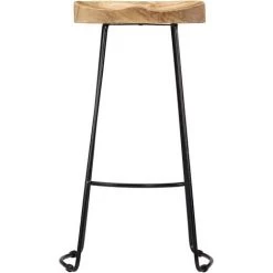 SUPERMARKET Tabourets De Bar Gavin 2 Pcs Bois De Manguier Massif SUHB-247838 -Table haute et bar Soldes 63663550 3
