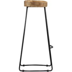 SUPERMARKET Tabourets De Bar Gavin 2 Pcs Bois De Manguier Massif SUHB-247838 -Table haute et bar Soldes 63663550 5