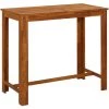 SUPERMARKET Table De Bar Bois D'acacia Massif 120 X 60 X 105 Cm -Table haute et bar Soldes 63664032 1