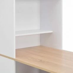 SUPERMARKET Table De Bar Avec Armoire Blanc 115 X 59 X 200 Cm SUHB-280230 11 SUPERMARKET Table De Bar Avec Armoire Blanc 115 X 59 X 200 Cm SUHB-280230 -Table haute et bar Soldes 63670295 5