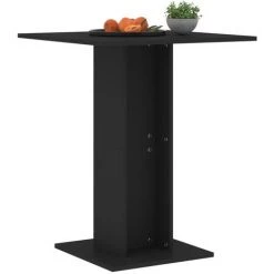SUPERMARKET Table De Bistro Noir 60x60x75 Cm Aggloméré -Table haute et bar Soldes 63670946 3