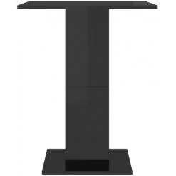 SUPERMARKET Table De Bistro Noir Brillant 60x60x75 Cm Aggloméré 11 SUPERMARKET Table De Bistro Noir Brillant 60x60x75 Cm Aggloméré -Table haute et bar Soldes 63675475 5