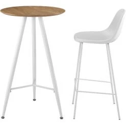 HERDASA Table Haute En Métal Et Bois, Modèle Comfy 6 HERDASA Table Haute En Métal Et Bois, Modèle Comfy -Table haute et bar Soldes 63871356 2