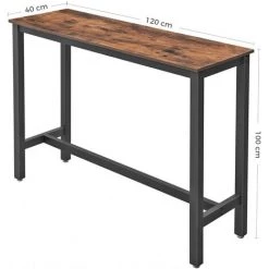 BEFARA TABLE DE BAR VASAGLE 9 BEFARA TABLE DE BAR VASAGLE -Table haute et bar Soldes 64373746 3