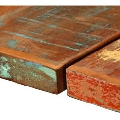 FUHUIDATRADING Ensemble De Bar 7 Pcs Bois Massif Recyclé 11 FUHUIDATRADING Ensemble De Bar 7 Pcs Bois Massif Recyclé -Table haute et bar Soldes 64520092 5