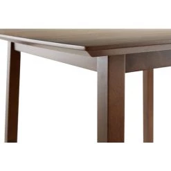 MILIBOO Table De Bar Noyer L90 Cm RUSSEL - Noyer -Table haute et bar Soldes 65600825 4