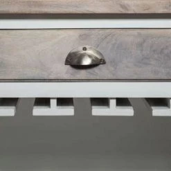 EASY Meuble Bar 1tir Aleria, Blanc -Table haute et bar Soldes 65778970 2