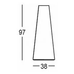 PLUST Table Haute Rectangulaire Pour Tabourets Design Intérieur Extérieur Fura T2-H | Couleur: Beige - Taille: 120 X 60 Cm -Table haute et bar Soldes 65878206 3