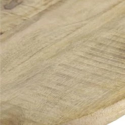 POMAX Table De Bar Ronde En Bois Et Métal ø70cm - Bistro - Couleur - Naturel / Noir -Table haute et bar Soldes 66264830 2