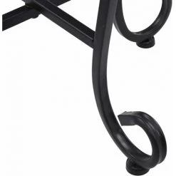 DOC&ET² Tables Mosaïque 3 Pcs Noir Et Blanc Céramique - Noir -Table haute et bar Soldes 67316653 5