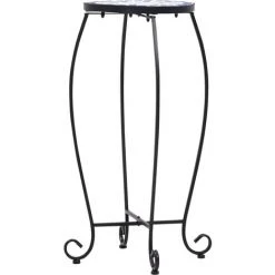 DOC&ET² Tables Mosaïque 3 Pcs Bleu Et Blanc Céramique - Bleu 10 DOC&ET² Tables Mosaïque 3 Pcs Bleu Et Blanc Céramique - Bleu -Table haute et bar Soldes 67316718 4