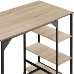 TECTAKE Table De Bar Industrielle Cannock 109x60x100cm - Table De Bar Style Industriel, Table De Bistrot, Table Haute -Table haute et bar Soldes 67432385 4