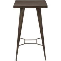 RENDEZ VOUS DéCO Table De Bar Indus En Métal - Gris -Table haute et bar Soldes 8328881 5