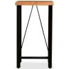 Table De Bar Bois Massif D'acacia 60x60x107 Cm VidaXL -Table haute et bar Soldes 8679067 1