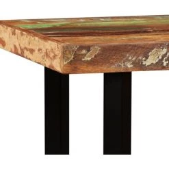 Table De Bar Bois Massif De Récupération 120x60x107 Cm VidaXL -Table haute et bar Soldes 8817724 5