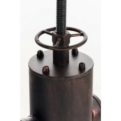 DéCOSHOP26 Table Haute Table De Bar Style Industriel Hauteur Réglable Repose-pieds Bronze - Noir 9 DéCOSHOP26 Table Haute Table De Bar Style Industriel Hauteur Réglable Repose-pieds Bronze - Noir -Table haute et bar Soldes 9577725 4