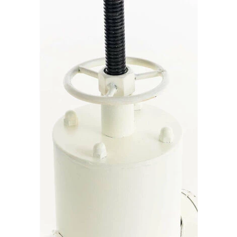 DéCOSHOP26 Table Haute Table De Bar Style Industriel Hauteur Réglable Repose-pieds Blanc - Blante 6 DéCOSHOP26 Table Haute Table De Bar Style Industriel Hauteur Réglable Repose-pieds Blanc - Blante – Image 4